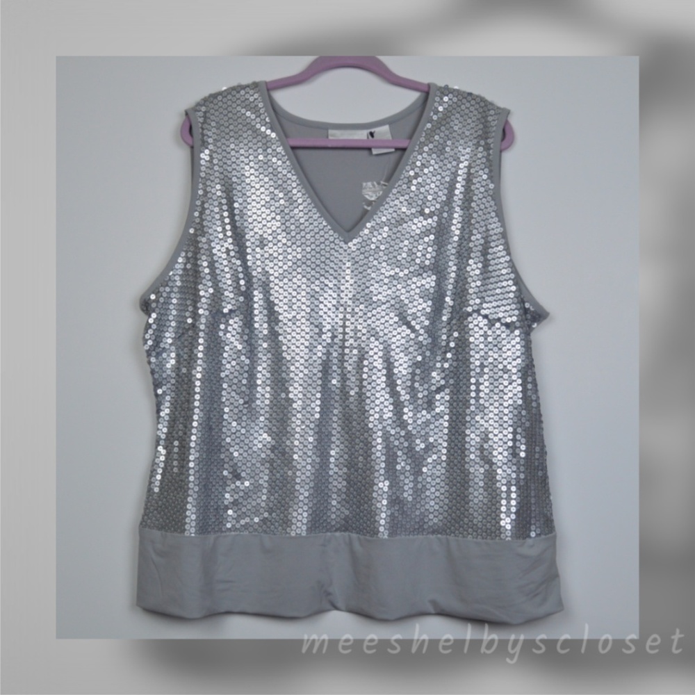 Worthington Woman Sleeveless Stretch Shell Top